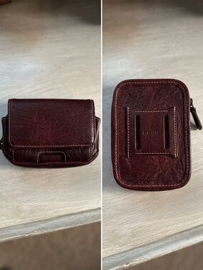 Orvis Men’s or Women’s Leather Belt Pouch - Dark Brown